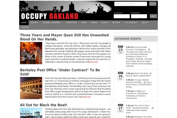 occupyoakland.org site used Oo