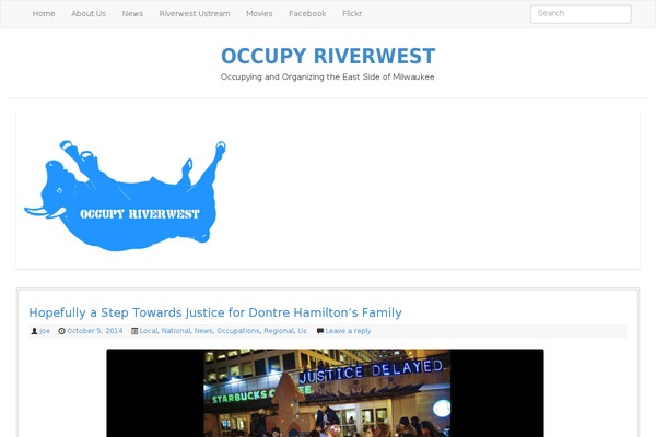 occupyriverwest.com site used Bikaner