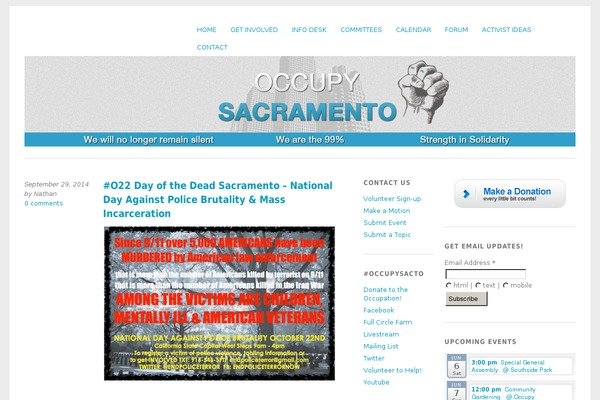 WordPress website example screenshot