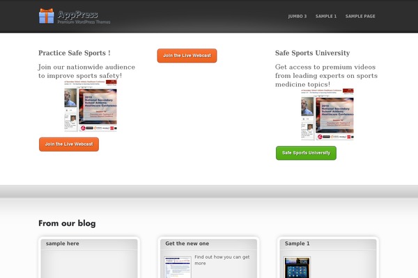Newsmorning theme site design template sample