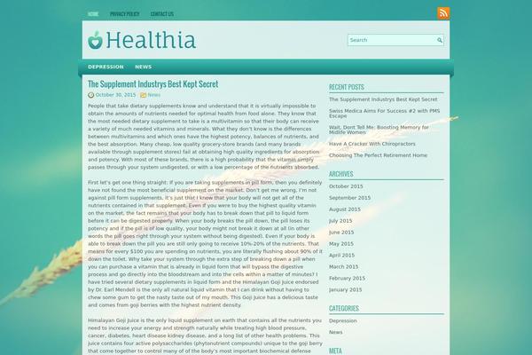 ocdconferencebuzz.org site used Healthia