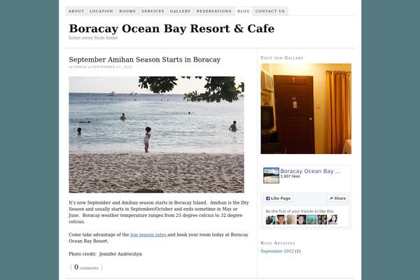 WordPress website example screenshot