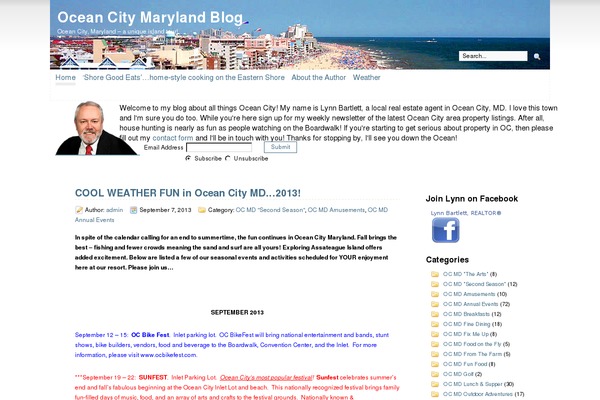 oceancitymarylandblog.com site used Sade-10