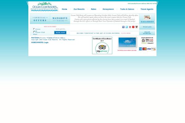 oceanclubresorts.com site used Ocean-club-resorts