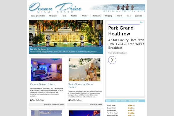 Gazette theme site design template sample