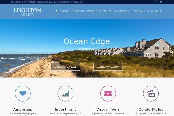 Enfold theme site design template sample