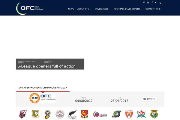 WordPress website example screenshot