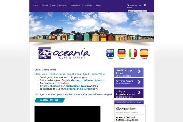 oceaniatours.com.au site used Oceania