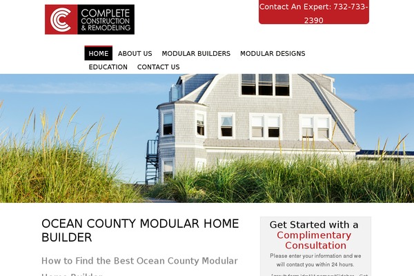 WordPress website example screenshot