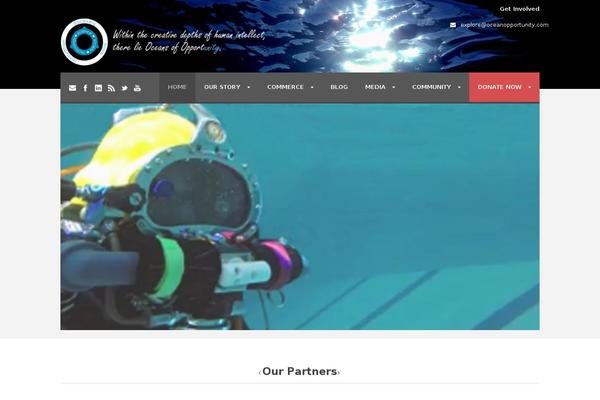 oceanopportunity.com site used Charity Hub v1.05