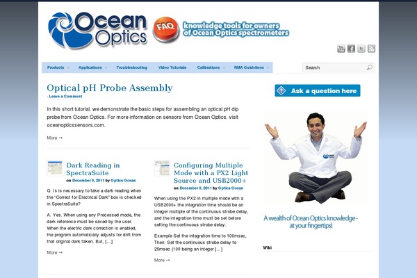 oceanopticsfaq.com site used Oceanoptics-theme