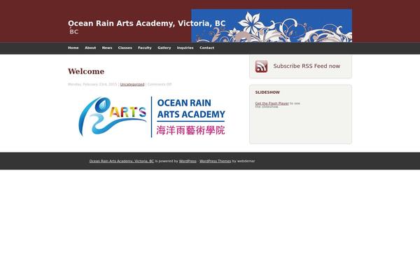 oceanrain.ca site used Delight