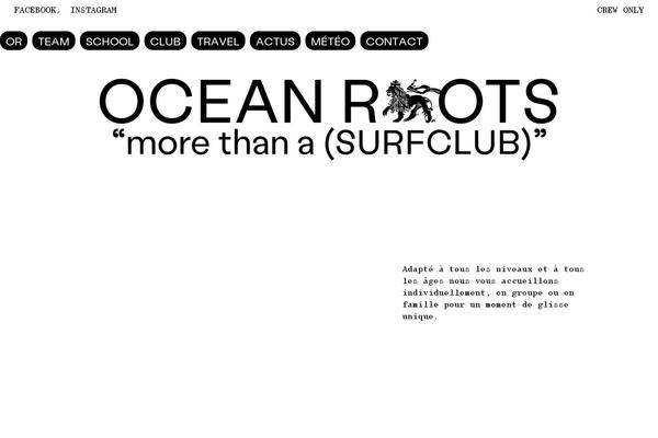 oceanroots.com site used Oceanroots