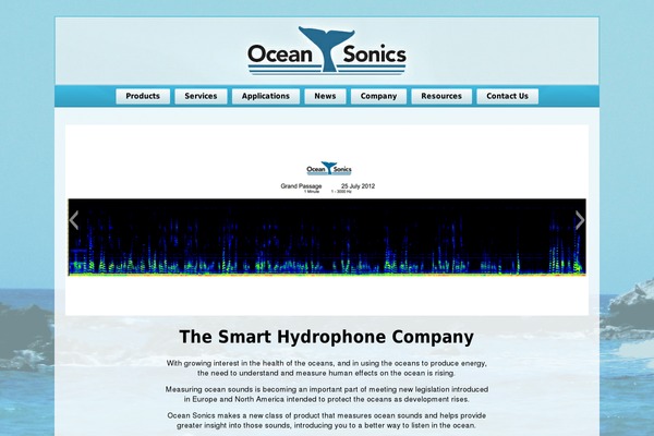 oceansonics.com site used Waterworld