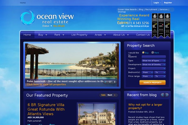 oceanviewdubai.com site used Oceanview