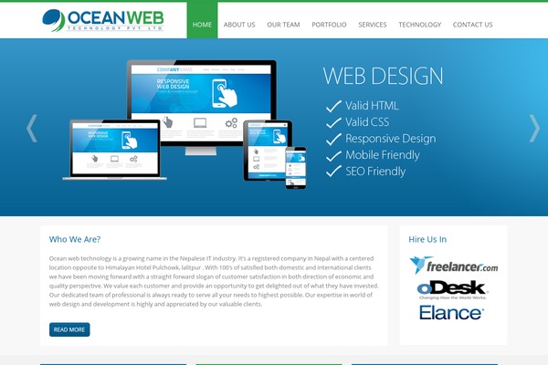 oceanwebtech.com site used Oceanwebtech
