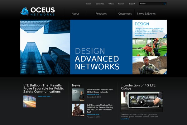 oceusnetworks.com site used Oceus