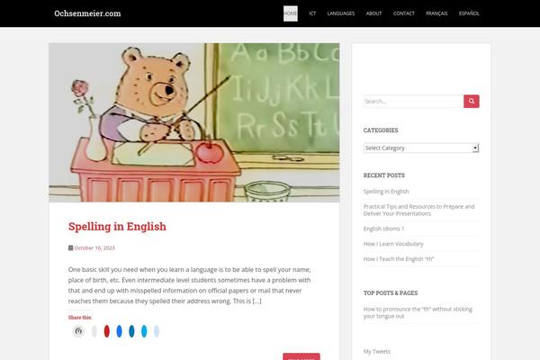 Sparkling-child theme site design template sample