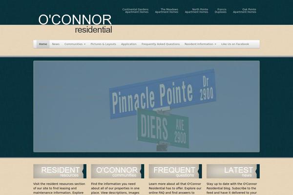 WordPress website example screenshot
