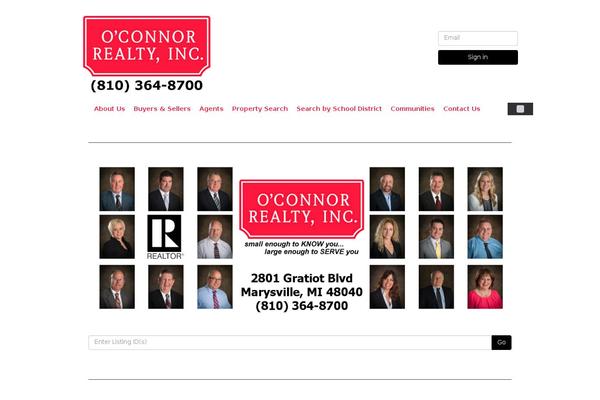 oconnorrealty.com site used Oconnorrealty