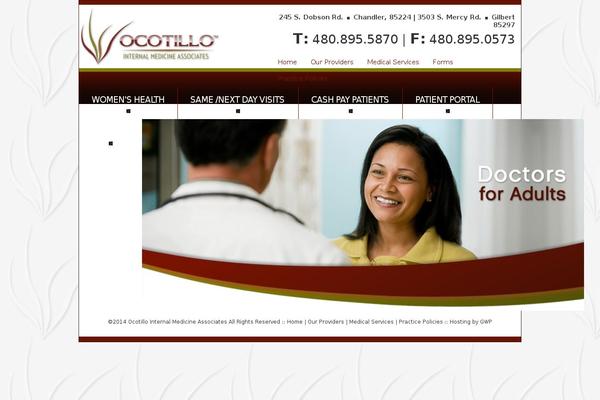 ocotillointernalmedicine.com site used Ocotillointernalmedicine