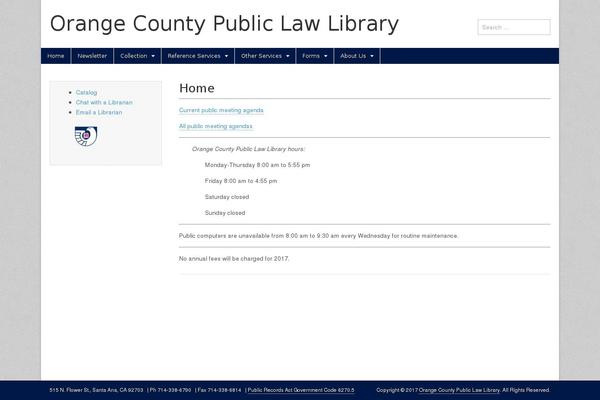 WordPress website example screenshot