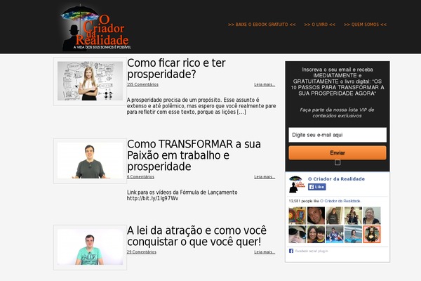 ocriadordarealidade.com.br site used Chillnews-child