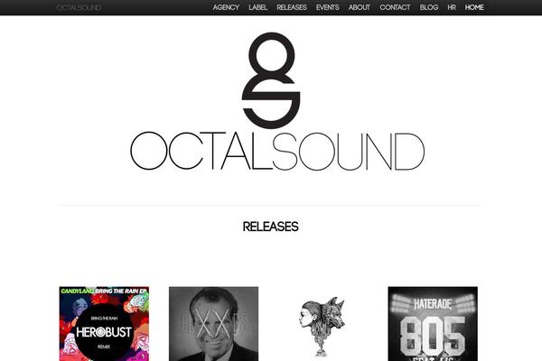 octalsound.com site used Pagelines-template-theme