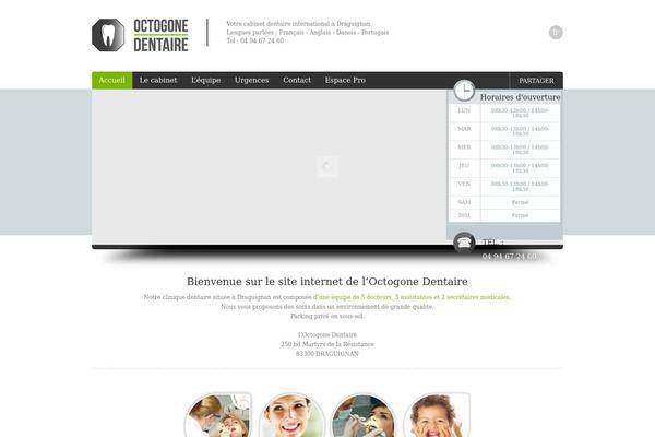 Doctor theme site design template sample