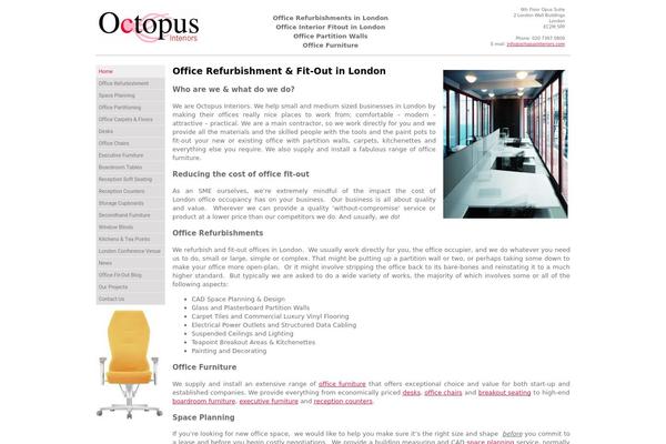 octopusinteriors.com site used Octopusimple
