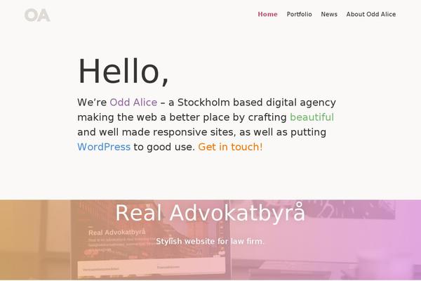 oa2 theme websites examples