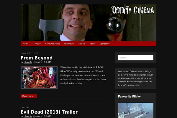 odditycinema.com site used Oddity-cinema-2012
