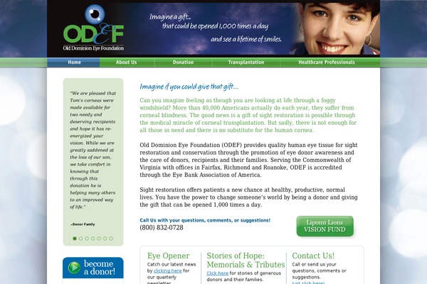 WordPress website example screenshot