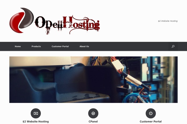 Vantage theme site design template sample