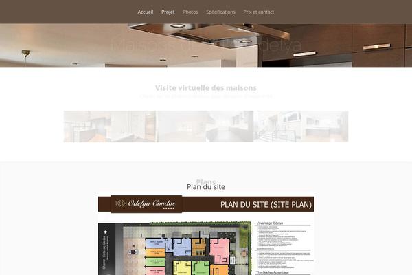 Vertex theme site design template sample