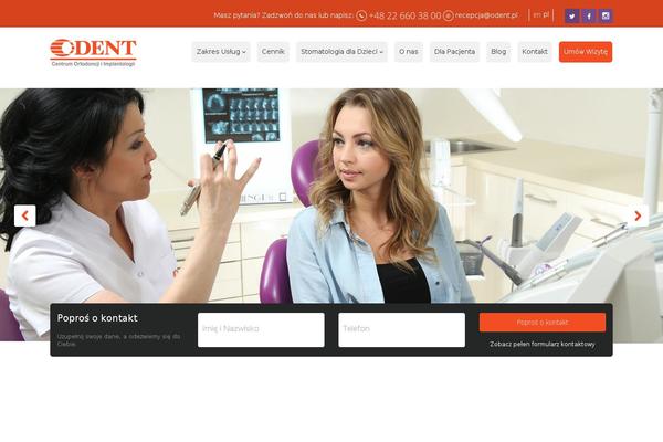 odent.pl site used Stroneo-child