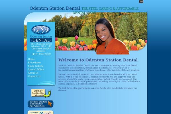 odentonstationdental.com site used Chrisad-genesis