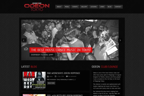 Clubber theme site design template sample