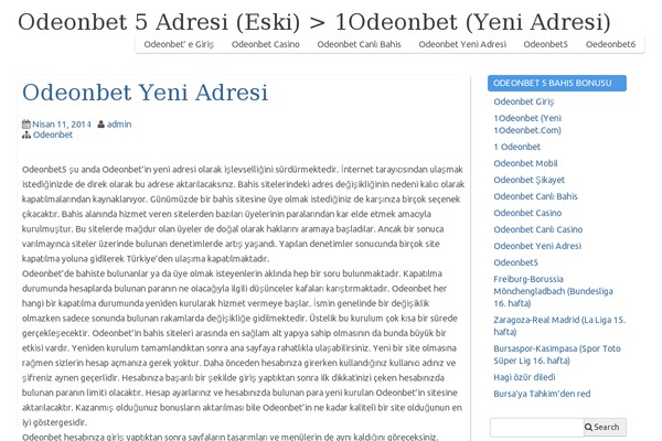 odeonbet5.org site used Alkimia