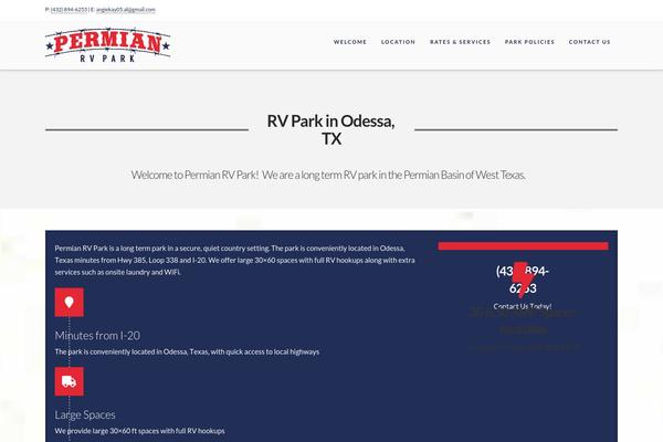 WordPress website example screenshot