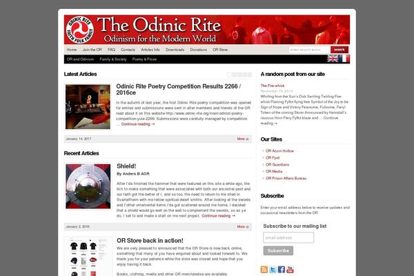 odinic-rite.org site used Wp-davinci-prem