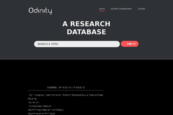 odinity.com site used Sentric-child
