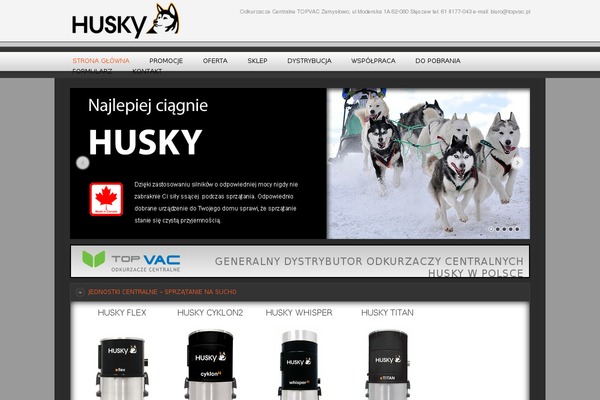 odkurzaczehusky.pl site used Smartvision