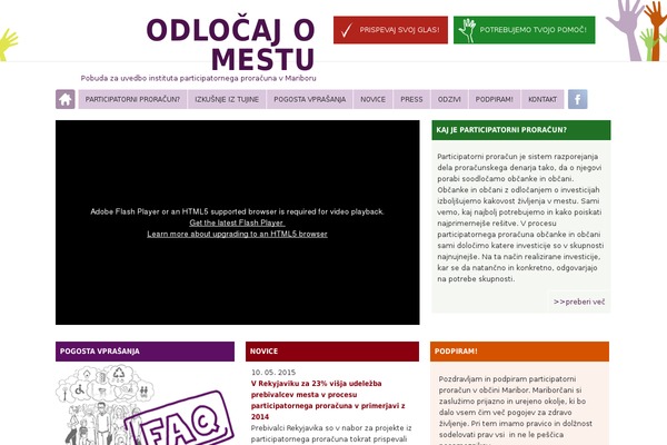 odlocajomestu.si site used Odlocajomestu