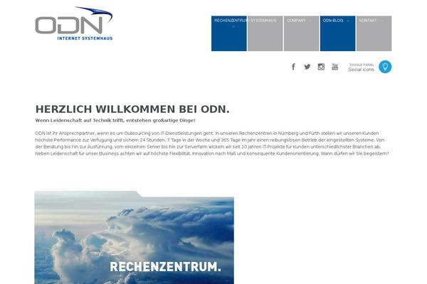 One Touch 2 theme site design template sample
