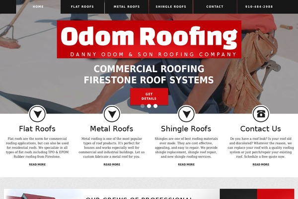 odom-roofing.com site used Construction Light