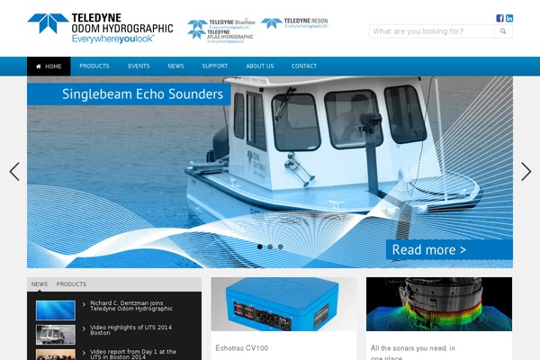 odomhydrographic.com site used Olympos