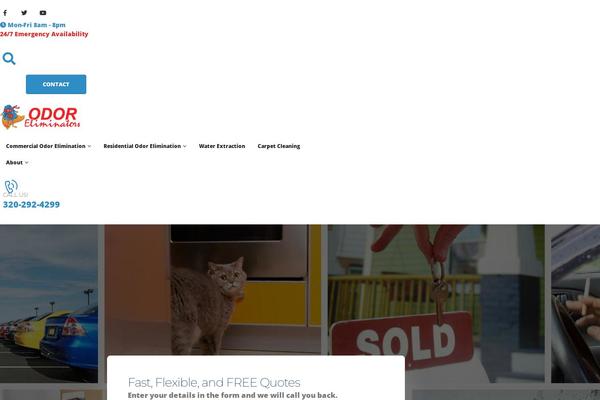 Porto Child theme site design template sample