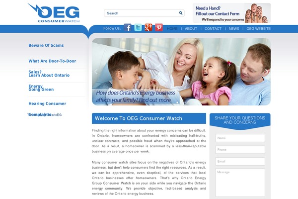 oegconsumerwatch.com site used Oeg