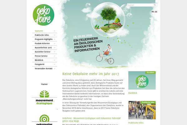 oekofoire.lu site used Mouvement_ecologique_responsive